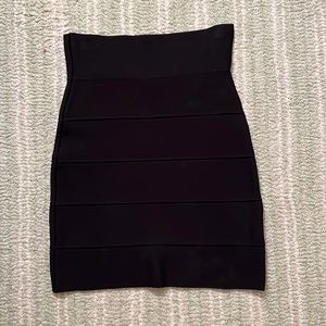 BCBG Maxazria Black Bandage Skirt Size XS